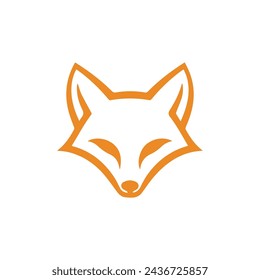 signo de logotipo de fox y diseño de vector de símbolo 