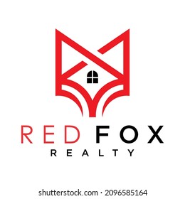 fox logo simple clean and elegance