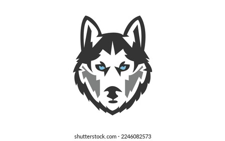 Fox logo simple minimalist design, vector modern animal logo