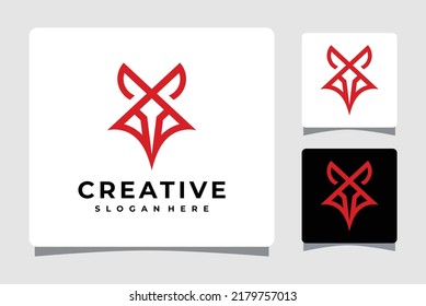 Fox Logo Template Design Inspiration