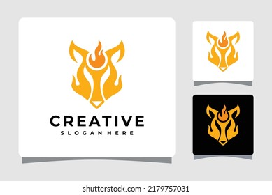 Fox Logo Template Design Inspiration