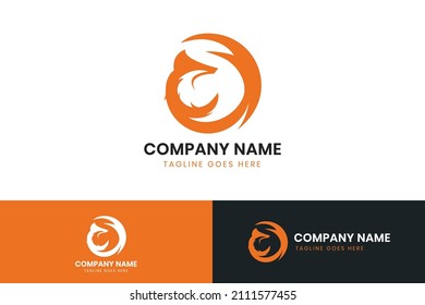 Fox logo template design. Fox vector icon design