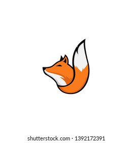 fox logo template illustration concept