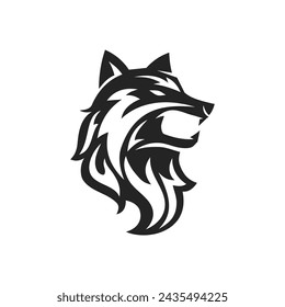 Fox Logo template Isolated. Brand Identity. Abstract Vector graphic