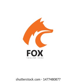 Fox Logo Design Vector Template Stock Vector (Royalty Free) 1560858974