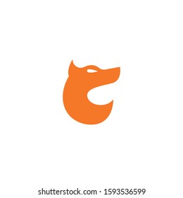 Fox logo template vector icon design