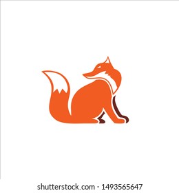 fox logo unique simple and creative