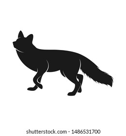 Fox Logo Vector. Animal Coyote Logo Design Template Illustration