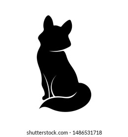 Fox Logo Vector. Animal Coyote Logo Design Template Illustration