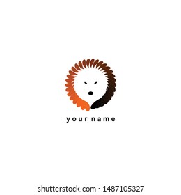 Fox logo, vector design illustration