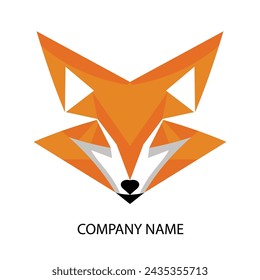 fox logo vector graphic design 