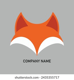 fox logo vector graphic design 