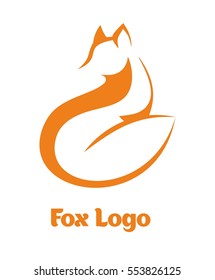 fox logo. vector fox icon. 