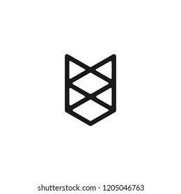 fox logo vector icon illustration