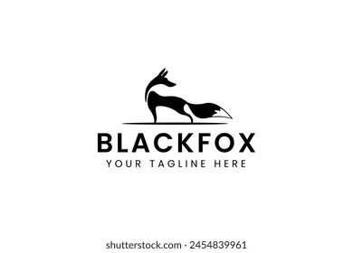 Ilustración de icono de Vector de logotipo de fox