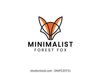 fox logo vector icon illustration