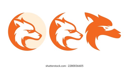 Fox Logo Vector Icon Symbol Template. Fox Vector Icon Template