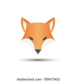 Fox logo, vector illustration
