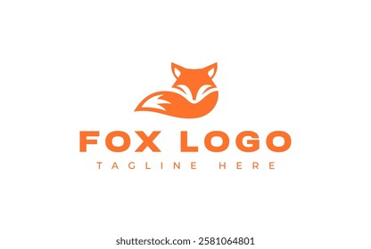 fox logo vector illustration, creative fox logo template