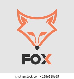 Fox logo vector, with stylish modern Esport