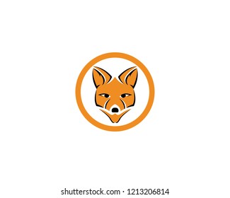Fox logo vector template