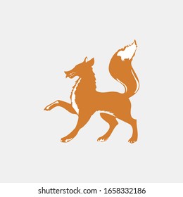 Fox logo vector template illustration design