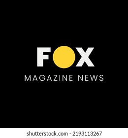 Logotipo Fox, logotipo del sitio web, vector del logotipo comercial.
