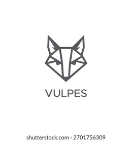 Fox logos design vector image