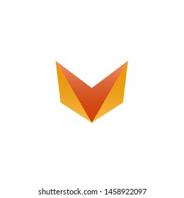 Fox logotype, icon, vector illustration