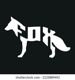 fox logotype vector, editable and used for corporate or company logo