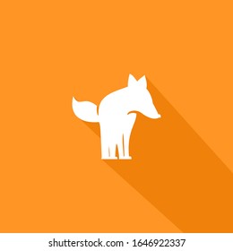 Fox looked down - Icon Illustration
