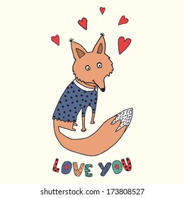 fox in love