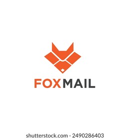 Fox Mail Logo Design Modern Icon