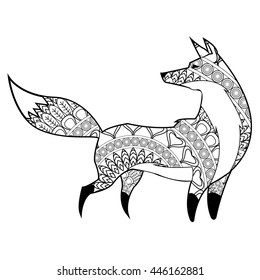 fox mandala icon