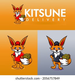 the fox mascot for delivery services