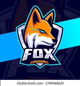 Fox Mascot Esport Logo Design