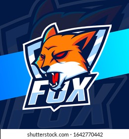 Fox Head Esport Logo Gaming: stockvector (rechtenvrij) 1487599076