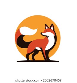 Fox mascot illustration, cartoon, art