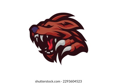 Fox mascot logo cartoon vector illustration design