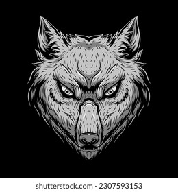 Fox mascot logo design illustration