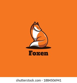 Fox-Mascot-Logo-Design, Vektorgrafik