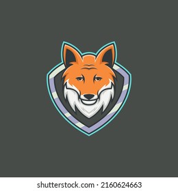 Fox Mascot Logo Design Vector