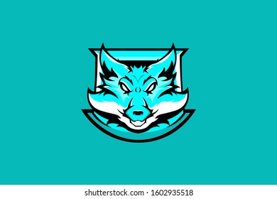 FOX MASCOT LOGO EPS VECTOR