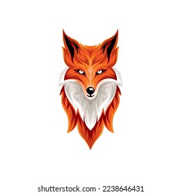 Fox Mascot Vector Illustration. Fox Logo Design