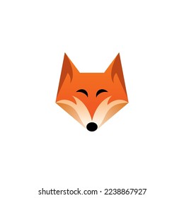 Fox Mascot Vector Illustration. Fox Logo Modern Design