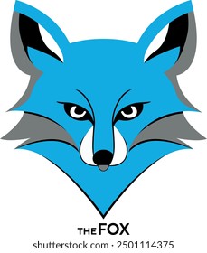 Fox mascot vector, Fox Logo for E-sport, Fox Head Mascot illustration.