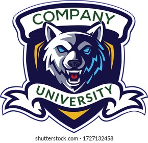 fox mascots and Minimalist logo