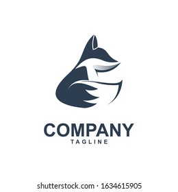 fox modern logo illustration vector