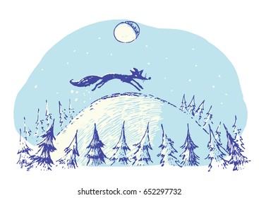 Fox on Hill