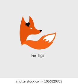 fox Orange logo. modern on white background
